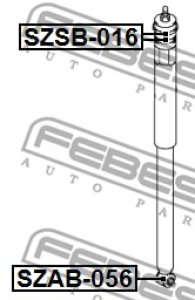 TULEJA AMORTYZATORA  FIAT SEDICI 2006-2014 DOLNA