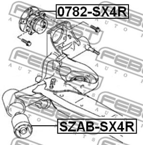TULEJA BELKI SUZUKI T. SX4/SWIFT IV 1,2/1,3DDIS/2,0 06-