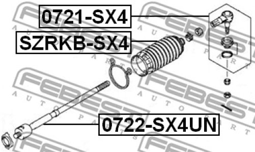 OSŁONA PRZEKŁADNI KIER. SUZUKI SX4 RW415/RW416/RW419/RW420 2006-2013