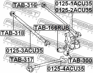 TULEJA WAH. LEXUS RX300/330/350 MCU3,GSU35 2003.02-2008.12 [EU]
