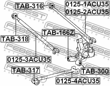 TULEJA WAH. LEXUS RX300/330/350 MCU3,GSU35 2003.02-2008.12 [EU]