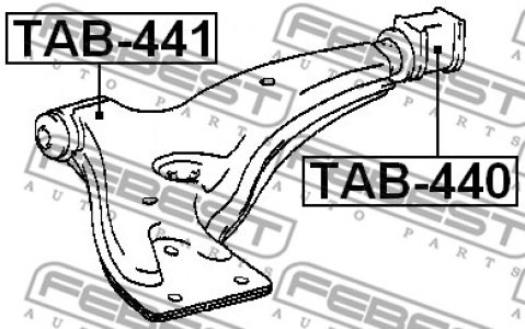 TULEJA WAH. TOYOTA P. COROLLA 2 EL5#,NL50 1994.09-1999.07 PRZEDNIA