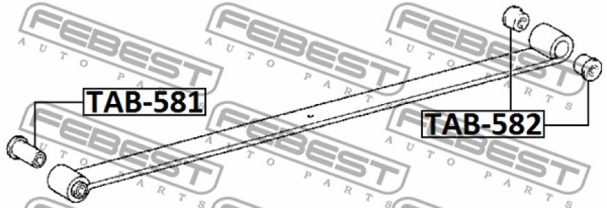 TULEJA RESORU TOYOTA DYNA 01- ZABUDOWA W ZALEŻNOŚCI OD POJAZDU TOYOTA DYNA BU3##,WU3##,XZU3## 2002.09-