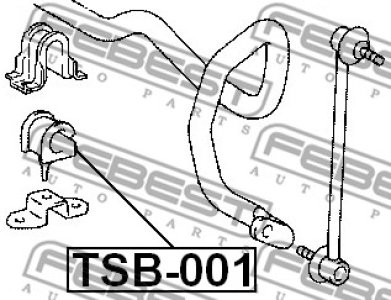 GUMA STAB. LEXUS RX300/350/400H 03- LE/PR