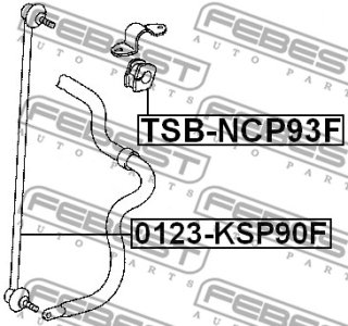 GUMA STAB. TOYOTA P. YARIS 10- LE/PR 23MM