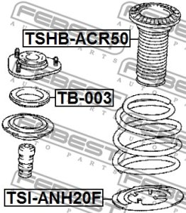 PODKŁADKA AMORT. LEXUS P. HS250H ANF10 2009.07- [JP]