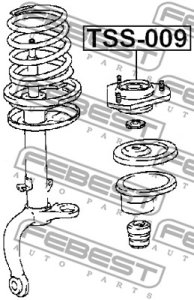 PODUSZKA AMORT. TOYOTA P. CELICA 1.6/2.0 08.85-11.93 LE/PR
