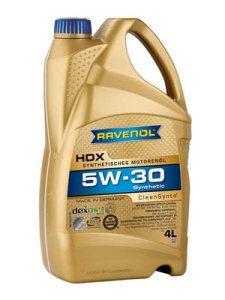 OLEJ RAVENOL HDX 5W-30 CLEANSYNTO 4L