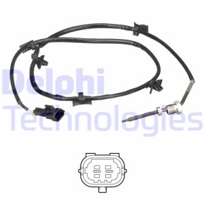 Czujnik temperatury spalin DELPHI TS30199 01247292 CHEVROLET OPEL
