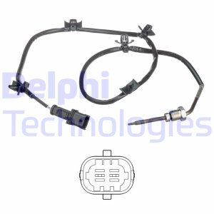 Czujnik temperatury spalin DELPHI TS30216 1247482 CHEVROLET OPEL