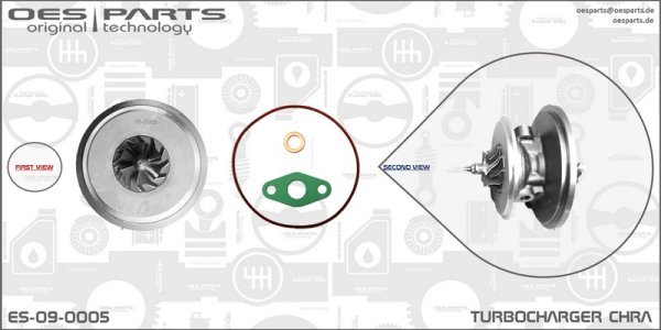Wkład turbosprężarki CHRA OES PARTS ES-09-0005 765261 