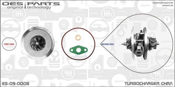 Wkład turbosprężarki CHRA OES PARTS ES-09-0008 708639 