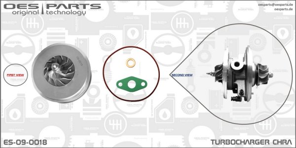 Wkład turbosprężarki CHRA OES PARTS ES-09-0018 454231 