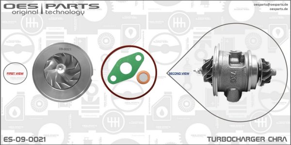 Wkład turbosprężarki CHRA OES PARTS ES-09-0021 49173-07500 