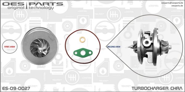 Wkład turbosprężarki CHRA OES PARTS ES-09-0027 712078 