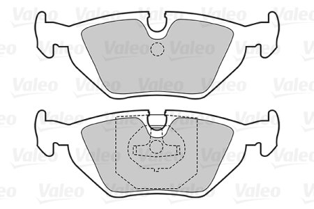 Klocki hamulcowe VALEO 301386 20180.17.3 BMW 3 E46 98-05 tył