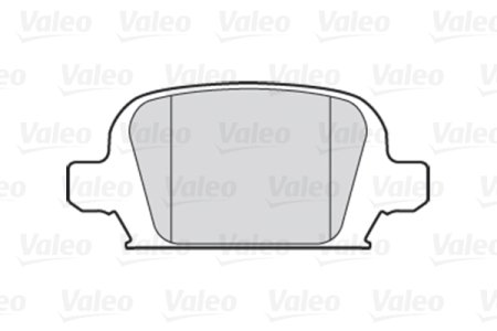 Klocki hamulcowe VALEO 301457 23284.14.0 OPEL CORSA C 1,8 16V 00- tył