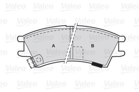 Klocki hamulcowe VALEO 301575 23238.16.0 HYUNDAI ATOS 1,0 97