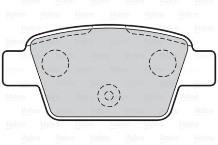 Klocki hamulcowe VALEO 301633 23714.16.0 FIAT STILO 01- tył