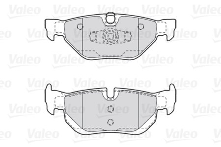 Klocki hamulcowe VALEO 301703 23926.17.1 BMW 3 E90 05-11 tył