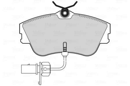 Klocki hamulcowe VALEO 301814 7D0698151B VW T4 96-03 z czuj.