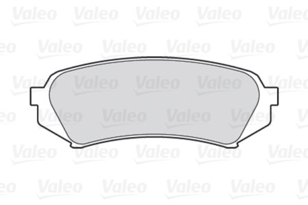 Klocki hamulcowe VALEO 301865 23539.17.5 TOYOTA LANDCRUISER 98- tył