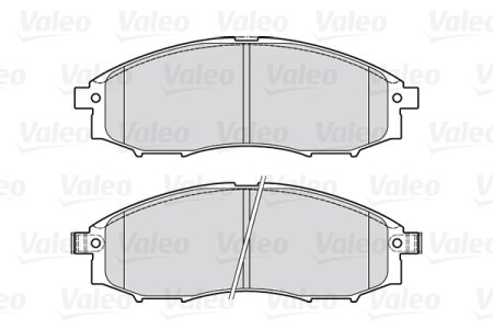 Klocki hamulcowe VALEO 301889 D1060VK190 NISSAN PICK UP 01-07 z czuj.