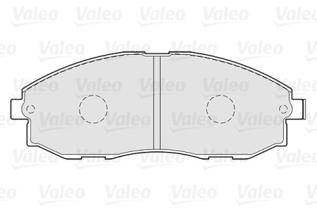 Klocki hamulcowe VALEO 301908 23536.16.3 HYUNDAI STAREX 97