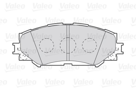 Klocki hamulcowe VALEO 301943 0446512610 TOYOTA RAV 4 06- 2,2 D-4D
