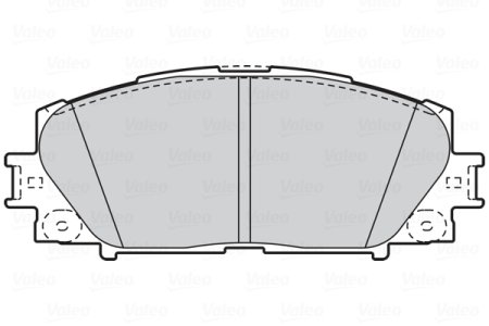 Klocki hamulcowe VALEO 302076 0446552200 TOYOTA YARIS 06