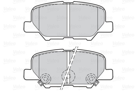 Klocki hamulcowe VALEO 302152 GHY92648Z MAZDA 6 12- tył