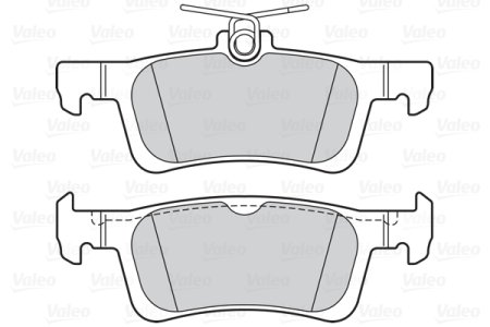 Klocki hamulcowe VALEO 302161 1610814180 PEUGEOT 308 II 13-21 tył