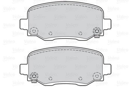 Klocki hamulcowe VALEO 302166 68225301AA JEEP CHEROKEE 14- tył