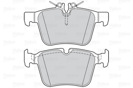 Klocki hamulcowe VALEO 302209 0084201320 MERCEDES W205 C-KLASA 13- tył