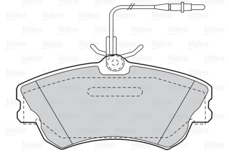 Klocki hamulcowe VALEO 302217 21888.18.0 RENAULT ESPACE 96-02