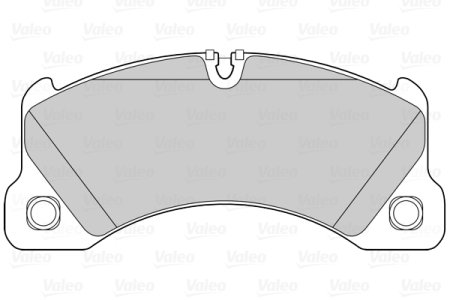 Klocki hamulcowe VALEO 302230 95535193961 PORSCHE PANAMERA 09- przód