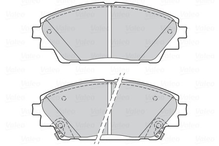 Klocki hamulcowe VALEO 302285 BHY13328ZA MAZDA 3 (BM,BN) 13-19 przód