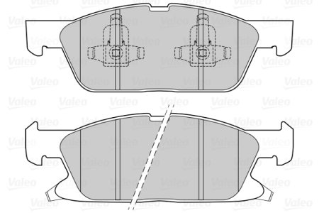 Klocki hamulcowe VALEO 302311 1884555 FORD GALAXY 15- przód