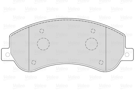 Klocki hamulcowe VALEO 302337 2H0698151 VW AMAROK 10- przód