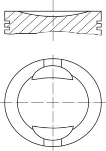 Tłok MAHLE 009 36 02 5893579 FIAT