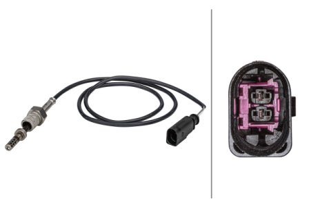 Czujnik temperatury spalin HELLA 6PT 358 181-281 038906088C AUDI SKODA VW