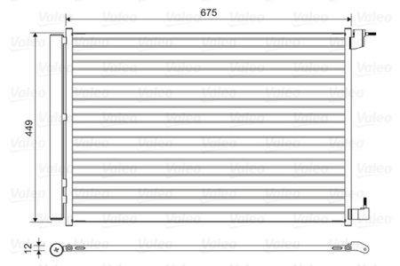 Chłodnica klimatyzacji VALEO 814468 995002154 MERCEDES-BENZ