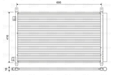 Chłodnica klimatyzacji VALEO 822611 921004BA0A NISSAN