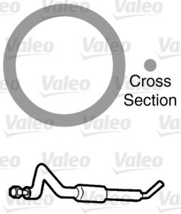 Uszczelka rurki płynu chłodzącego VALEO 509182 52456069 OPEL