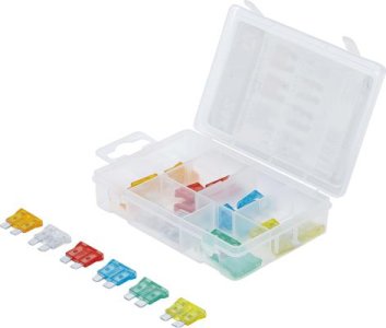 Bezpieczniki samochodowe, 19 mm,  BGS 88154  24 szt.