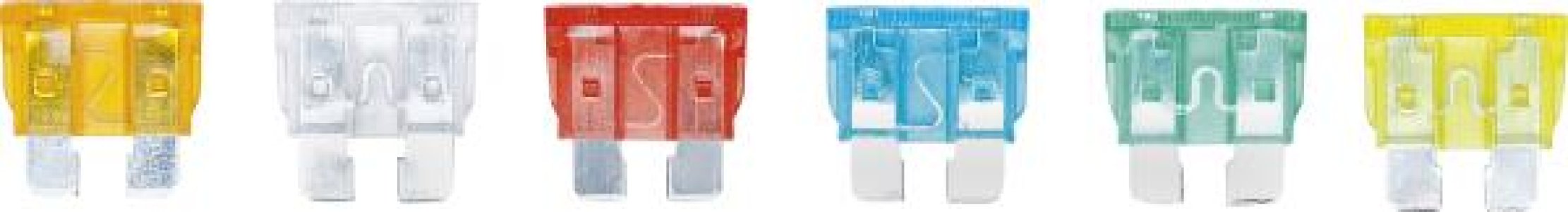 Bezpieczniki samochodowe, 19 mm,  BGS 88154  24 szt.