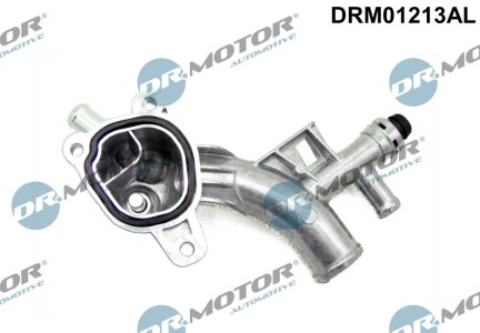 Króciec układu chłodzenia Dr.Motor DRM01213AL 25193922 ALUMINIOWY OPEL