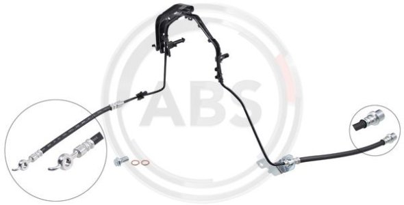 Przewód hamulcowy giętki A.B.S. SL1245 9819544080 PEUGEOT EXPERT 18- PT