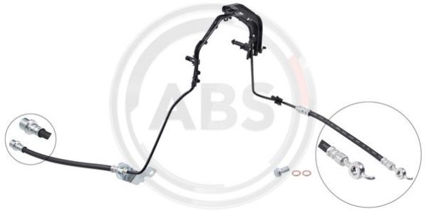 Przewód hamulcowy giętki A.B.S. SL1246 9819544180 PEUGEOT EXPERT 18- LT