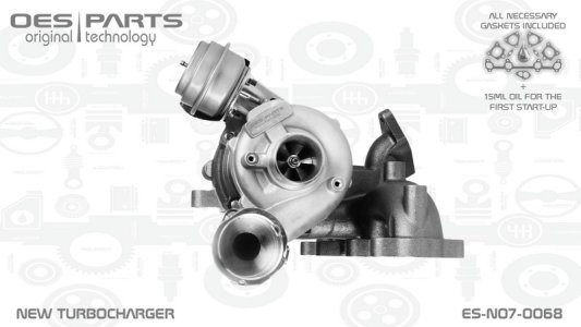 Turbosprężarka OES PARTS ES-N07-0068 038253016G VW